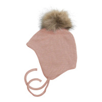 Baby Babyhuva m. Kvast - Dusty rose