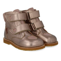 Angulus TEX-stövlar Med Kardborreband - Rose Copper/Faded Rose