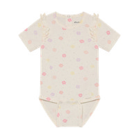 Kortärmad Body m. Tryck - Vanilla Ice