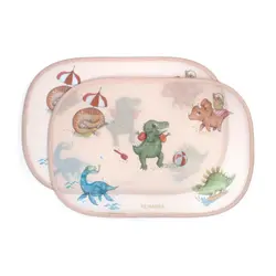 Solskydd För Bilen 2-Pack - Dino Beach | Bilbarnstolar - Bilbarnstolstillbehör - Solskydd | BabyMode