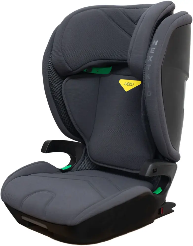 Axkid NextKid Bältesstol - Granite Grey Melange | Bilbarnstolar - Framåtvända bilbarnstolar - Bältesstolar | BabyMode