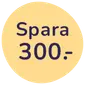 Spara 300 kr
