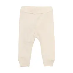 Leggings Ull Solid - Sandshell Melange | Kläder - Ull - Ullbyxor | BabyMode