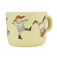 Mugg Med Handtag - Pippi Cirkus Yellow