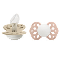 BIBS Napp Infinity 2 pk Anatomisk Str 2 - Vanilla Blush, Nat