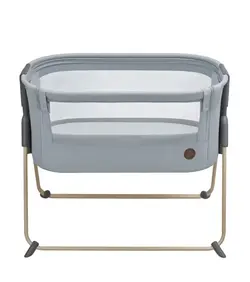 Tori Side by Side Säng - Grey ECO | Barnrum - Barnsängar & vaggor - Bedside Crib | BabyMode