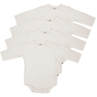 Långärmad Body 4-pack - White