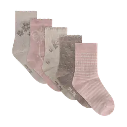 Bekids Strumpor 5-pack - Rose Smoke