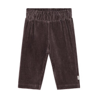 Minymo Velour Byxor - Plum Truffle