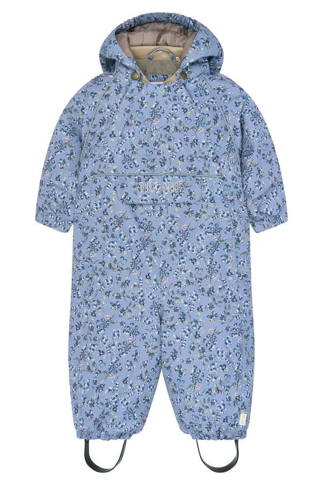 Petit Piao Dard Vinteroverall - Stonewash Blueberry AOP - 104