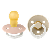 Napp Colour Night 2-pack Latex Rund 18+ mån - Blush/Vanilla