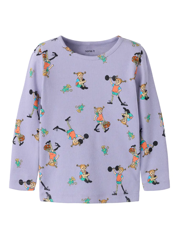 Name It Ara Pippi Tröja - Heirloom Lilac - 104