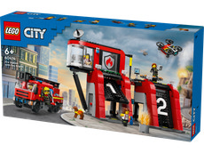 City Fire 60414 Brandstation med brandbil