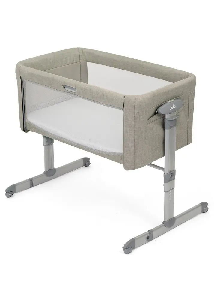 Joie Roomie Glide Bedside Crib - Almond | Barnrum - Barnsängar & vaggor - Vaggor | BabyMode