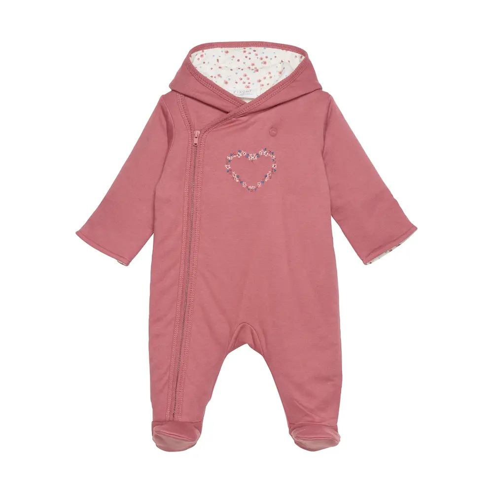 Fodrad Babyoverall - Withered Rose - 50 | Barnkläder - Ytterplagg - Barnvagnsoveraller | BabyMode