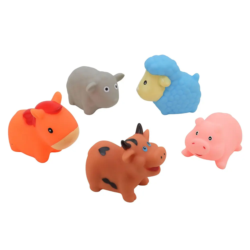 Badleksaker Bondgårdsdjur 5-pack | Baby & Barn - Sköta - Badkar & badtillbehör | BabyMode
