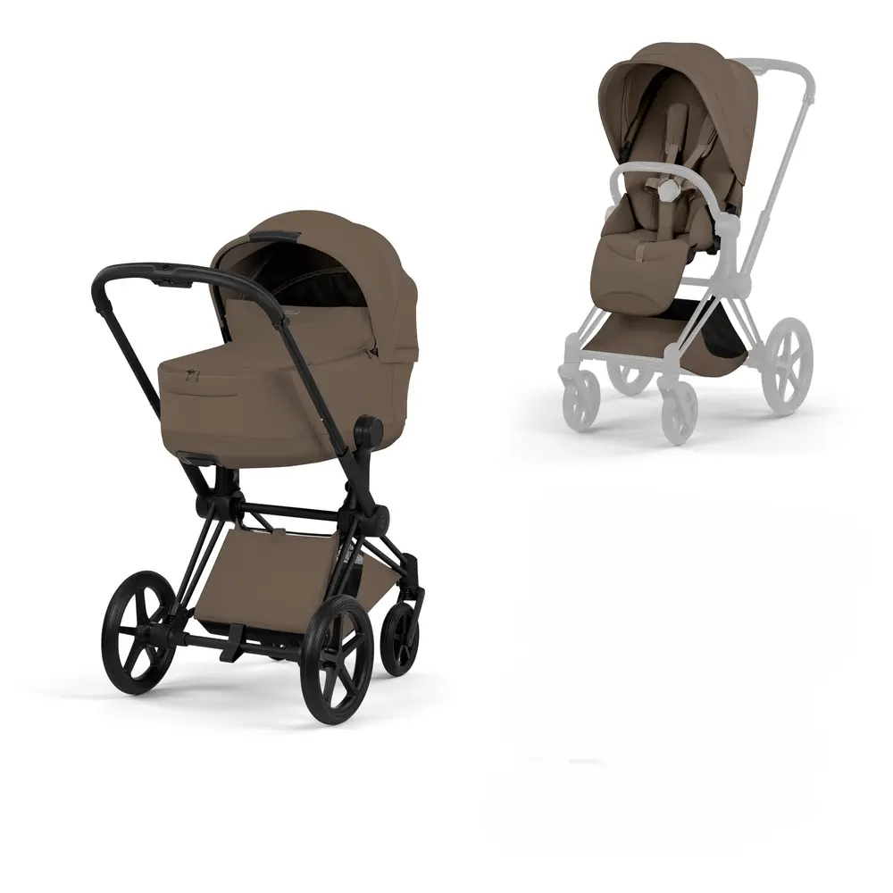 Cybex Priam Style Barnvagn - Coconut Brown/Matt Black