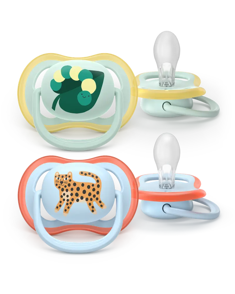 Ultra Air napp, 0–6 m, ljusgrön/ljusblå | Baby & Barn - Sköta - Nappar | BabyMode