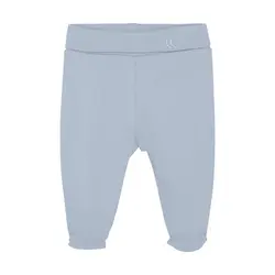 Leggings med Fot - Solid - Zen Blue | Kläder - Prematurkläder | BabyMode