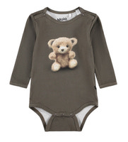 Molo Foss Långärmad Body - Felt Bear