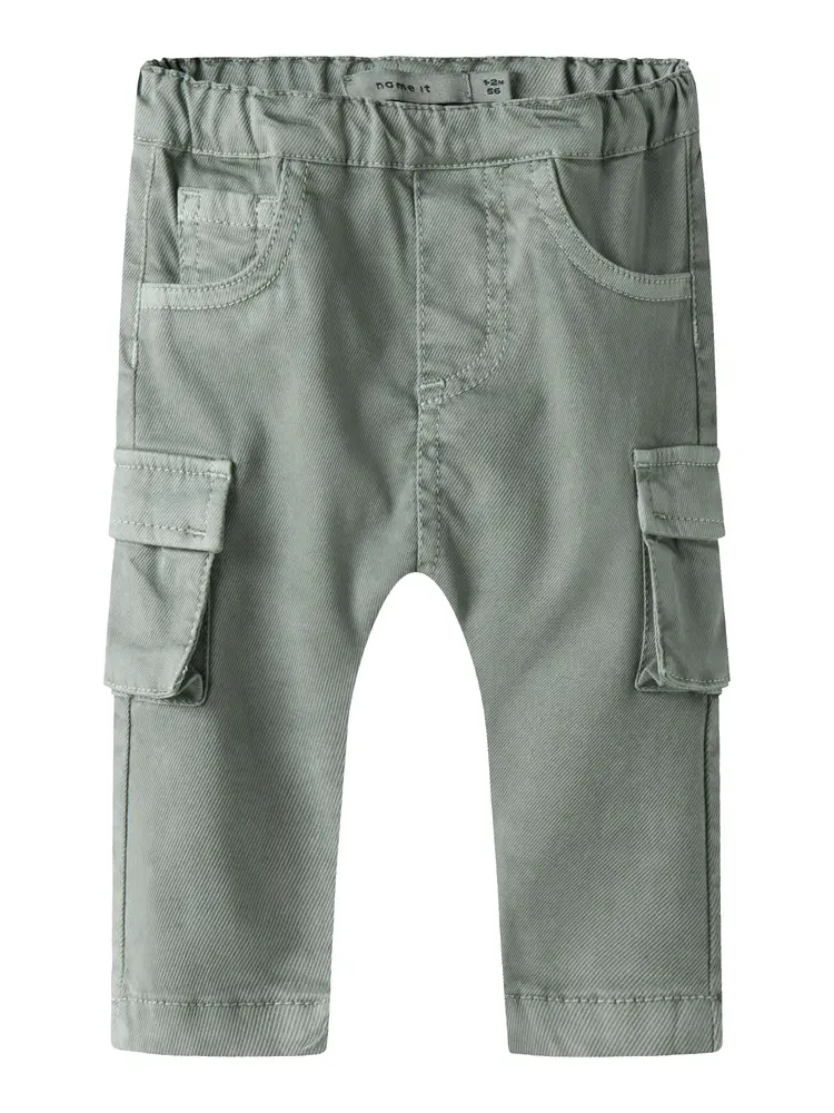 Ben Baggy Cargo Twi Byxor - Shadow - 68 | Barnkläder - Underdelar - Byxor | BabyMode