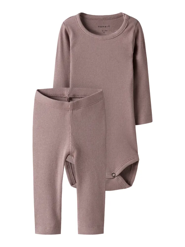 Set Body & Leggings - Deauville - 68 | Barnkläder - Bodys & overaller - Långärmad body | BabyMode