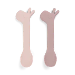 Skedar 2-pack Lalee - Powder | Baby & Barn - Äta - Bestick | BabyMode