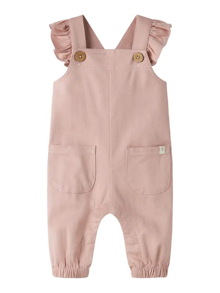 Doreen Loose Twi Hängselbyxor - Misty Rose - 74 | Barnkläder - Underdelar - Hängsel & jumpsuits | BabyMode