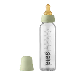 Nappflaska Baby Glas Latex 225ml - Sage | Baby & Barn - Äta - Nappflaskor | BabyMode