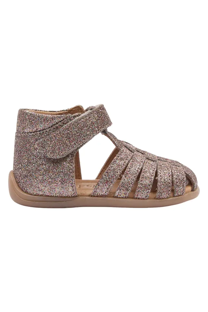 Pop Lära-gå Sandal - Rose Glitter - 21 | Barnskor - Sandaler - Sandaler med öppen tå | BabyMode