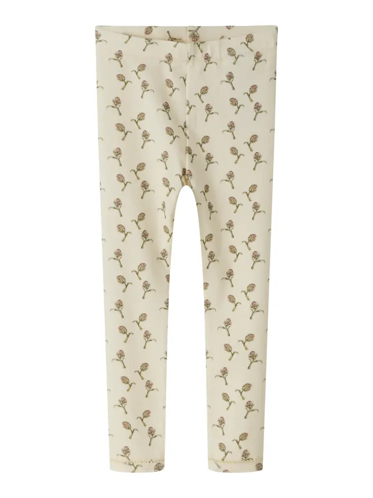Lil' Atelier Gayo Sag Slim Leggings - Turtledove - 92