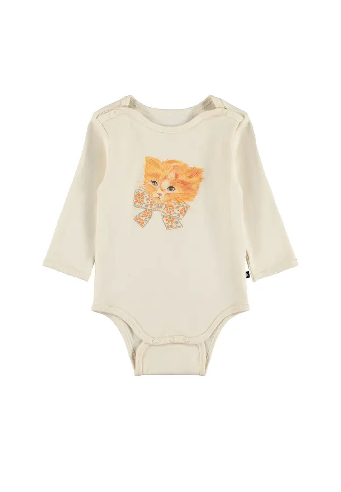 Molo Foss Långärmad Body - Retro Kittens - 62