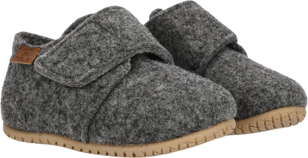 Mols Inneskor Heiris - Dark Grey Melange - 22
