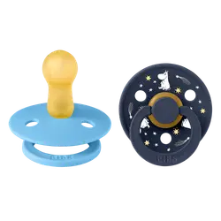 Mumin Colour 2-Pack Napp Latex stl 2 - Breeze | Baby & Barn - Sköta - Nappar | BabyMode