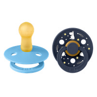 Mumin Colour 2-Pack Napp Latex stl 2 - Breeze