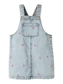 Elina Denim Spencer - Light blue bleached denim | Kläder - Toppar - Klänningar | BabyMode