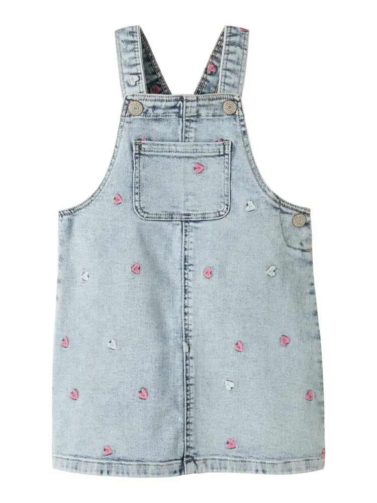 Elina Denim Spencer - Light blue bleached denim - 98 | Barnkläder - Toppar - Klänningar | BabyMode
