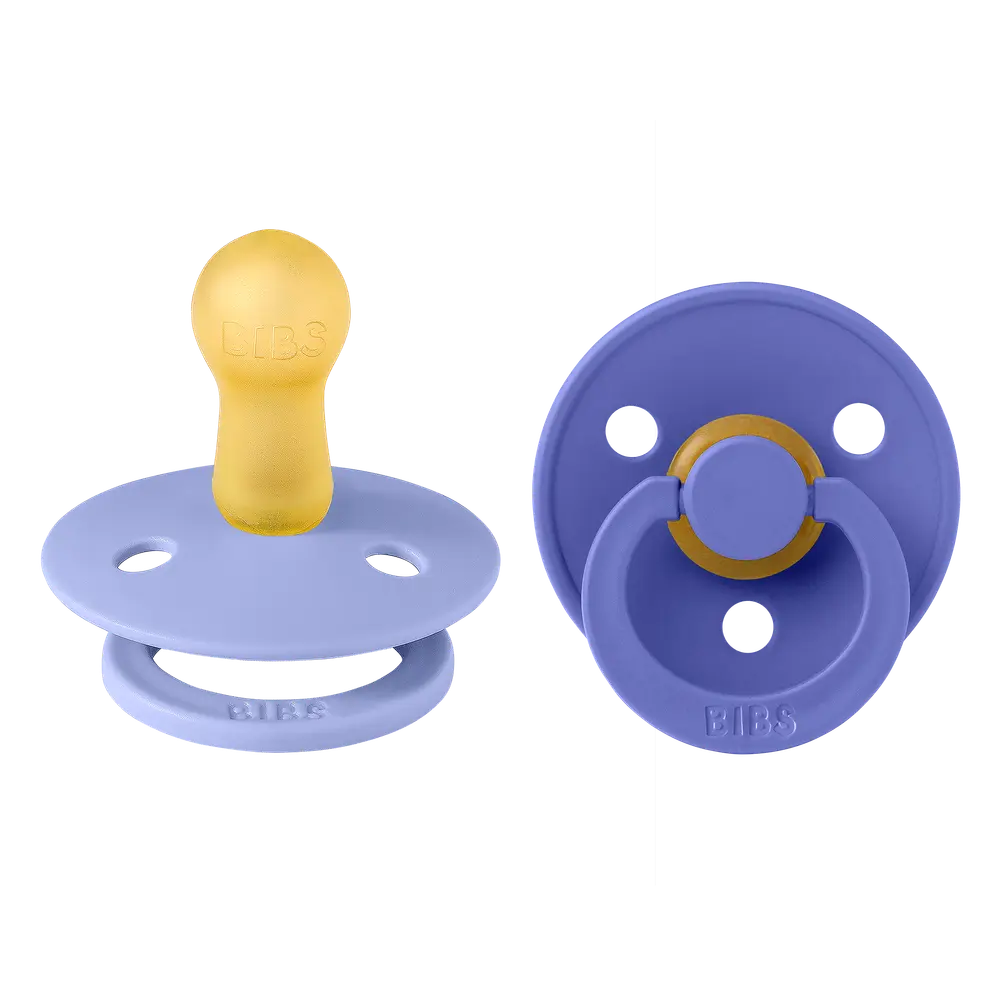 Napp Colour 2Pk Latex Str 2 Hush/Grape | Baby & Barn - Sköta - Nappar | BabyMode