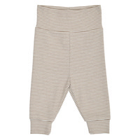 Müsli Mini Stripe Byxor - Balsam Cream/Walnut 