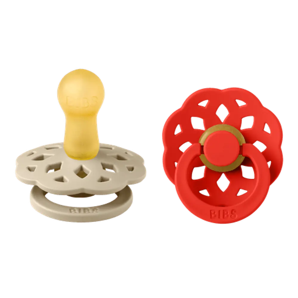 Napp Boheme 2-pack Latex 0-6 mån - Vanilla/Candy Apple | Baby & Barn - Sköta - Nappar | BabyMode