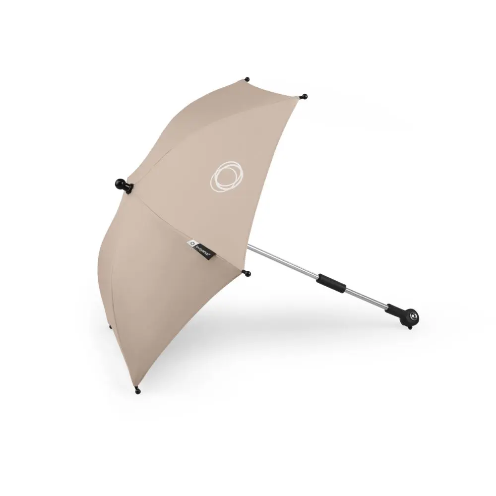Bugaboo Barnvagnsparasoll+ - Desert Taupe | Barnvagnar - Barnvagnstillbehör - Parasoll & suffletter | BabyMode