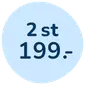 2 st för 199 kr