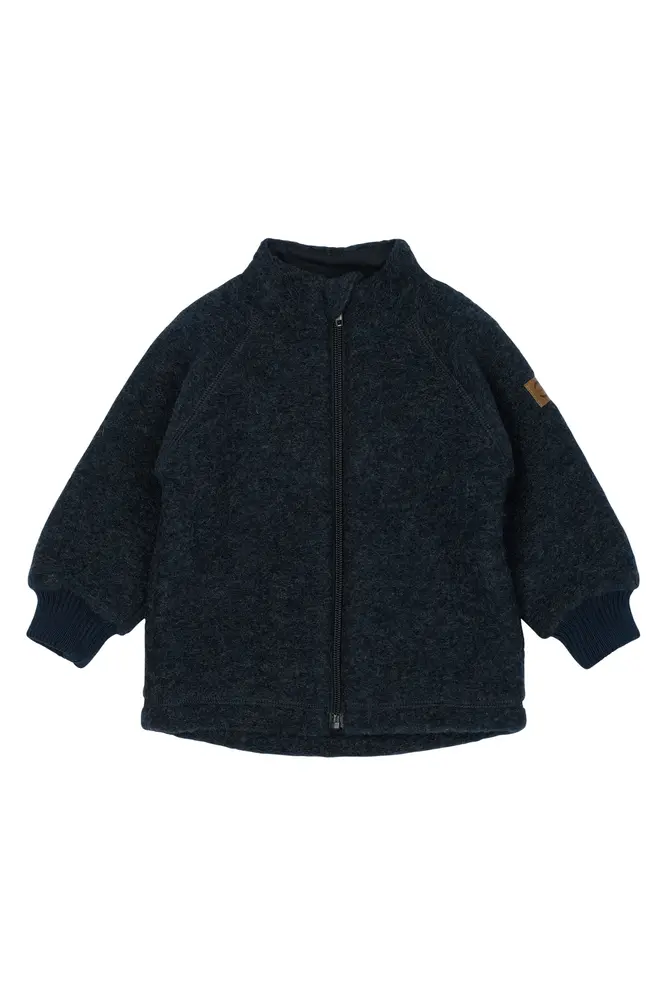 Ull Cardigan - Blue night - 86 CM