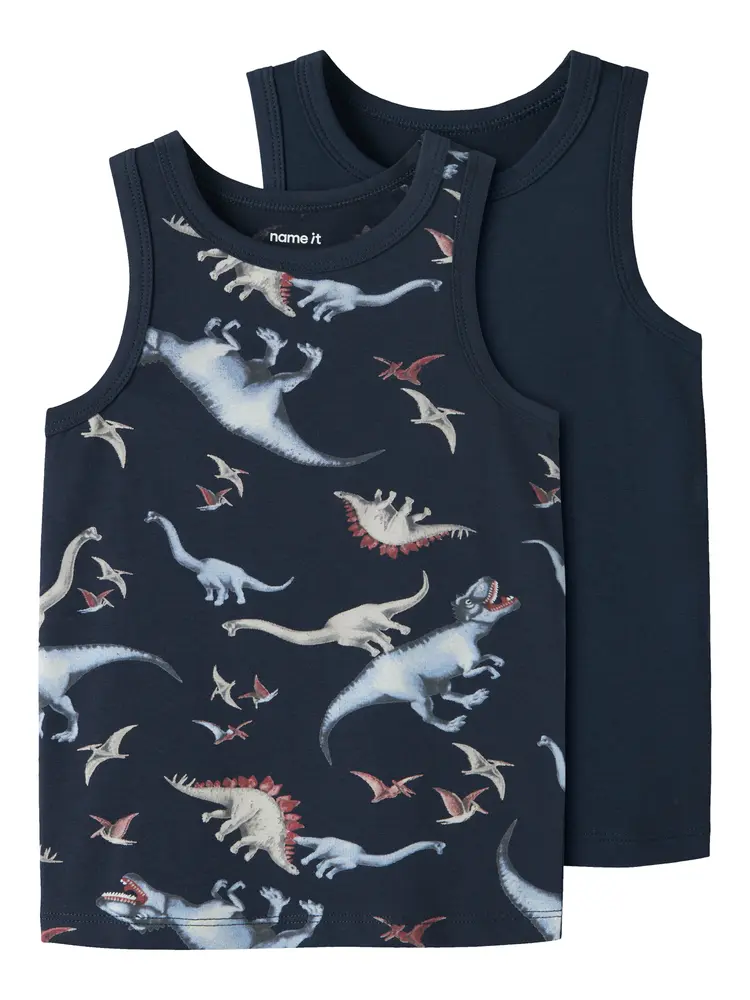 Tank Top 2-Pack - Navy blazer - 104 | Barnkläder - Underkläder & pyjamas - Underkläder | BabyMode