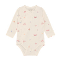 Långärmad Wrap Body - Bleached Mauve