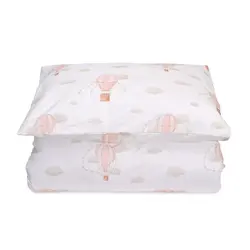 Påslakan Vintage Balloon Spjälsäng - Rosa | Barnrum - Textilier - Sängkläder - Sängkläder för barn | BabyMode