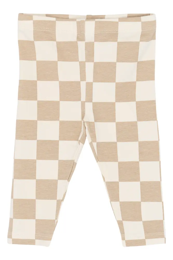 Theo Leggings - Humus Check - 68 | Barnkläder - Underdelar - Leggings | BabyMode