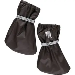 Fodrade PU-Regntossor - Svart | Kläder - Mössor, vantar och tossor - Överdragstossor | BabyMode