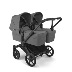 Donkey 6 tvillingvagn - Moon grey | Barnvagnar | BabyMode