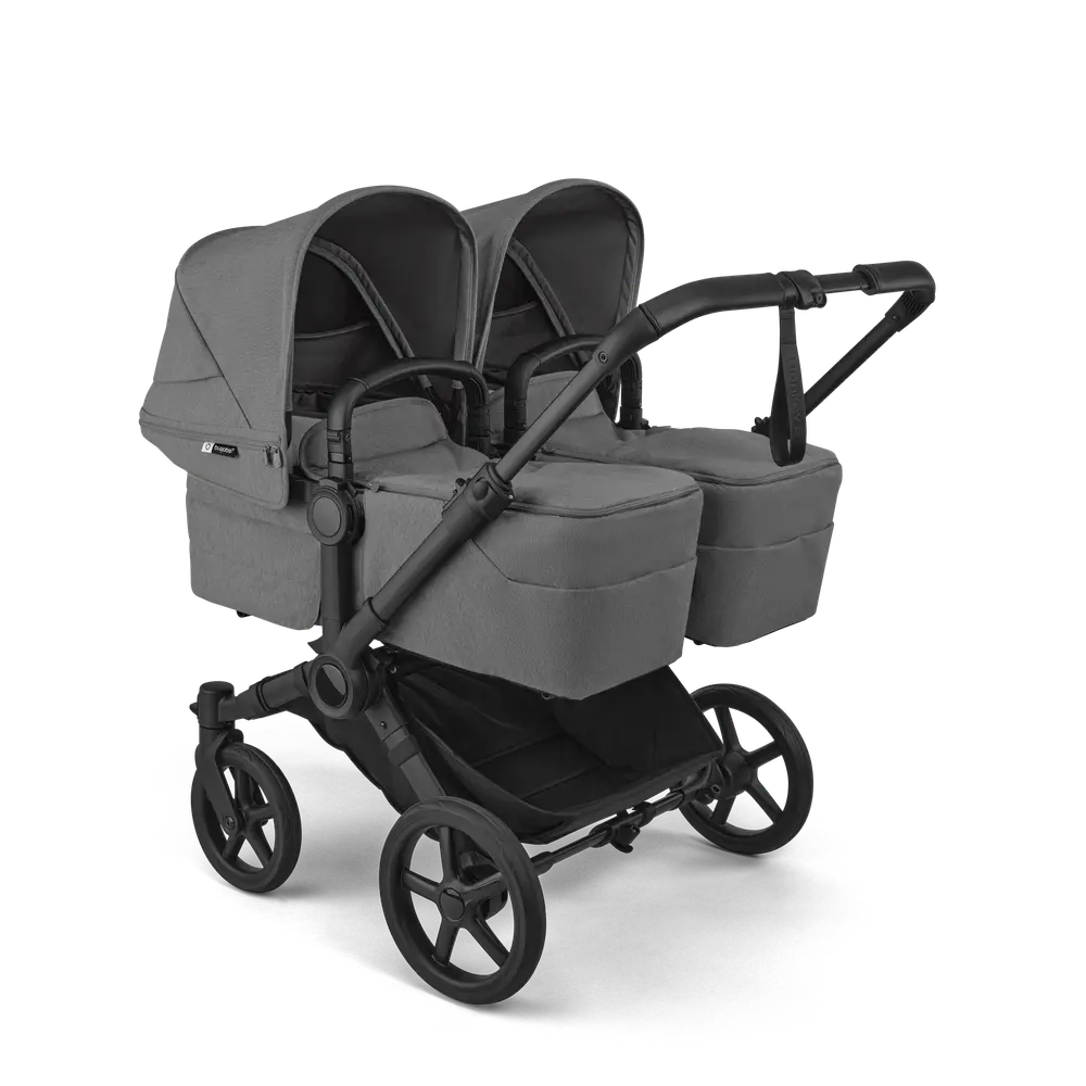 Bugaboo Donkey 6 Tvillingvagn - Moon Grey | Barnvagnar - Syskon- & tvillingvagnar - Syskon/tvillingvagnar | BabyMode
